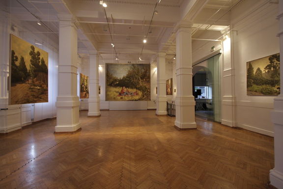 Jure Zadnikar's exhibition Towards the sun in the KiBela Art Space, 2008