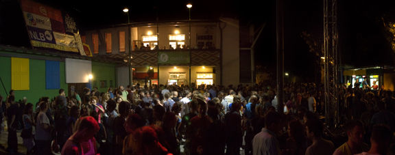 Crowd at the Trnfest Festival, organised by KUD France Prešeren Arts and Culture Association, 2011