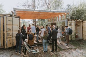 Krater’s Banquet of Feral Occupations as part of the 35th Graphic biennial Ljubljana, 2023.