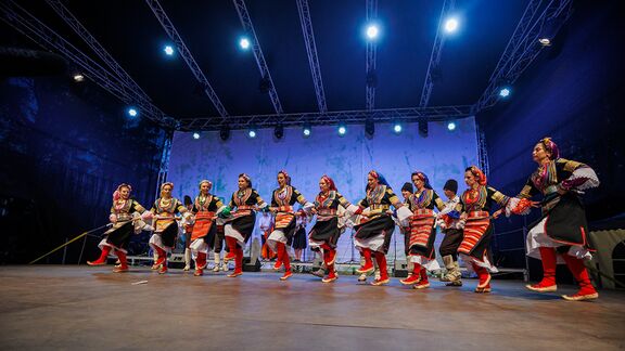 Folklore group at Jurjevanje in Bela krajina in 2022. Author: Jani Pavlin