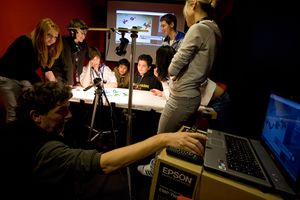 <!--LINK'" 0:98--> animation workshop, over the period of 20 hours young people created an animated film, 2009