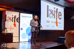 Jure Novak, <!--LINK'" 0:10--> director presents the 2025 <!--LINK'" 0:11--> edition at the press conference.