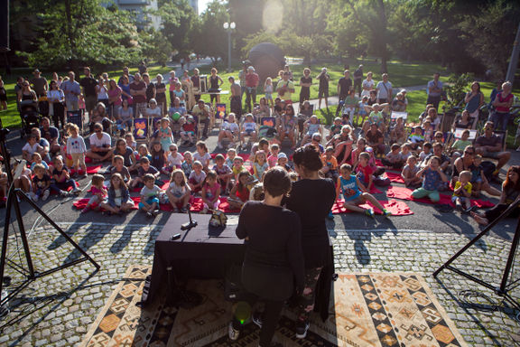 Performance and children audience, Summer Puppet Pier Festival, 2019.
