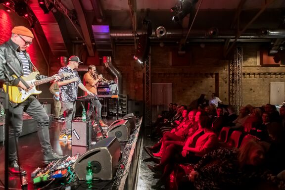 The concert of the music group Ecliptic on the occasion of the Slovenian Cultural Holiday, 2024. Photo: Regina Sablotny