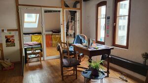 The residence of Nika Jurman at the Studio Asylum 2025.