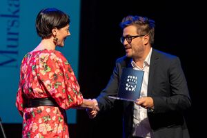 The Večernica Award ceremony, a Slovenian literary prize for the best children's or youth literary work of the past year. The 26th Večernica Award laureate was Slovenian literary critic and writer <!--LINK'" 0:839-->, <!--LINK'" 0:840--> 2022.