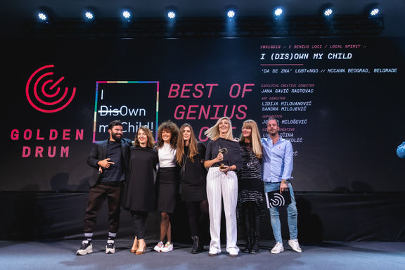 Best of Genius Loci Award for McCann Beograd, Golden Drum Award, 2019.