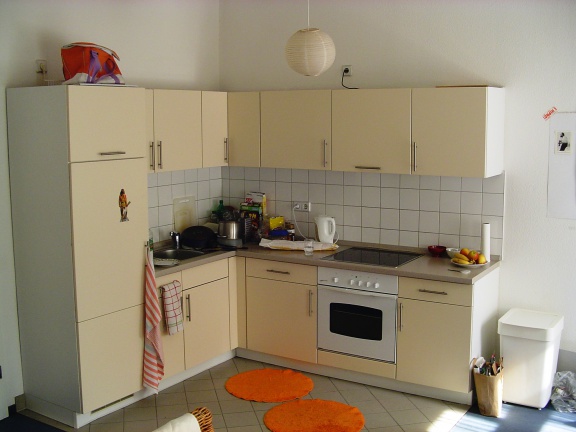 The kitchen in the Slovene Arts & Culture Residency, Berlin, 2007