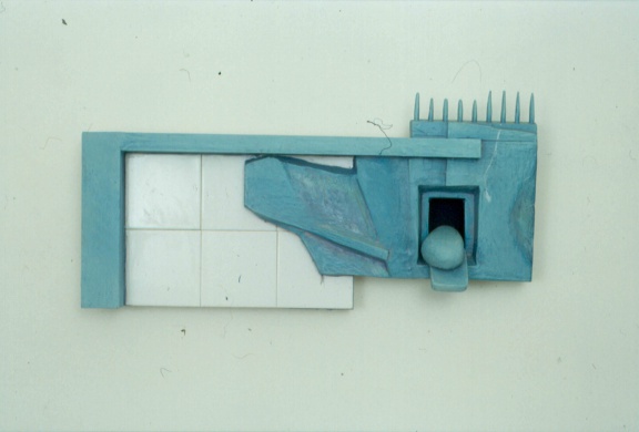 Marko Tušek's artwork at the exhibition Time as Structure, Method as Meaning at the Stúdió Galéria in Budapest, 1995