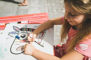 Creative workshops for children as part of the <!--LINK'" 0:283-->. Author: Nika Hölcl