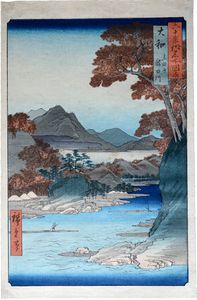 A 19th-century <i>Ukiyo-e</i> woodcut by Andō Hiroshige, Alma Karlin Collection, <!--LINK'" 0:1-->, K 825.