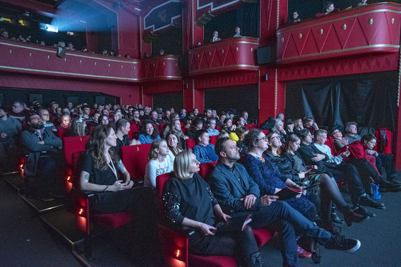 Audience at Kinodvor Cinema, Animateka International Animated Film Festival, 2019.