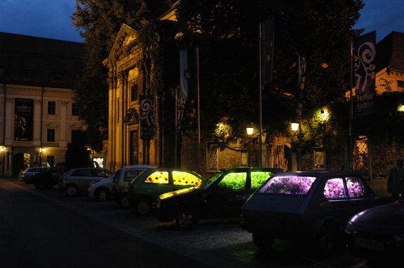 The Greenhouse Effect by French atrists Maro Avrabou and Dimitri Xenakis, Lighting Guerrilla Festival, 2009