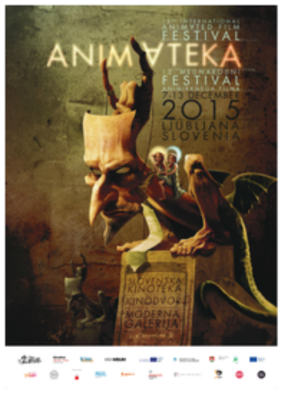Animateka International Animated Film Festival poster, 2015.