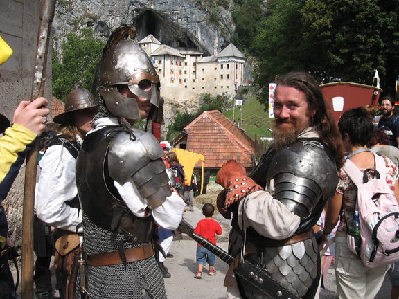 Predjama Castle, annual medieval tournament, 2006