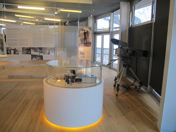 The Planica Museum collection displaying also some museum specimens of the technology used by Radio-Television Slovenia to transmit the jumps. The permanent exhibition was set in the pavilion of the Nordic Centre Planica in 2015.