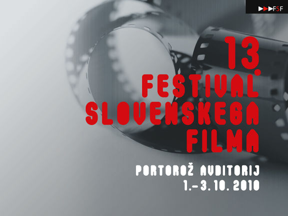 Poster for 13th Festival of Slovenian Film, by Boštjan Lisec, 2010