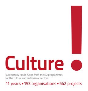 Culture! logo with text and numbers, large, english version, 2013