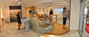 An interactive exhibition set at the <!--LINK'" 0:189--> information centre in Kobarid.