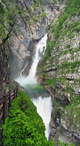 The Savica Waterfall in the <!--LINK'" 0:1263-->, the source of the Sava River