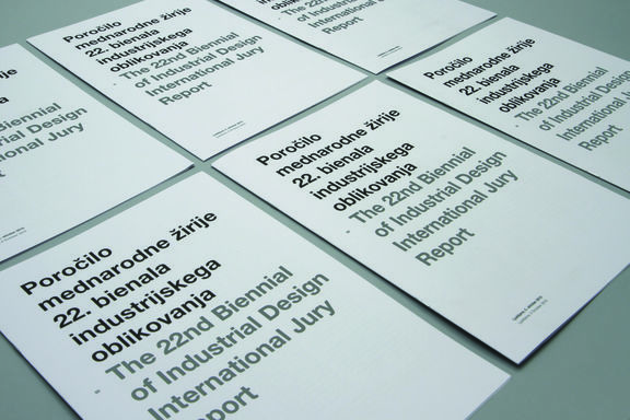 Corporate identity for the 22nd international biennial of industrial design BIO by Gigodesign, 2010