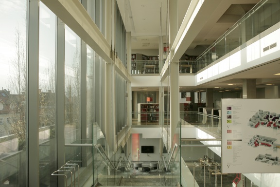 The interior of the Kranj City Library, 2013