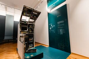 The permanent exhibition of Slovenian Banking Museum, 2021.