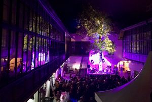The stage in front of <!--LINK'" 0:208--> is enclosed by the inner courtyard of the <!--LINK'" 0:209-->, 2017