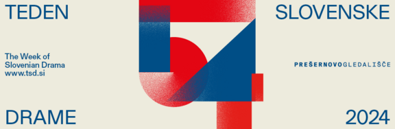 Visual identity for the 54th Week of Slovenian Drama, 2024. Author: Damjan Ilić (Grupa Ee)