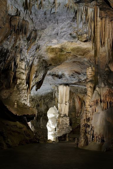 Postojna Cave, stalagmites called Briljant, 2007