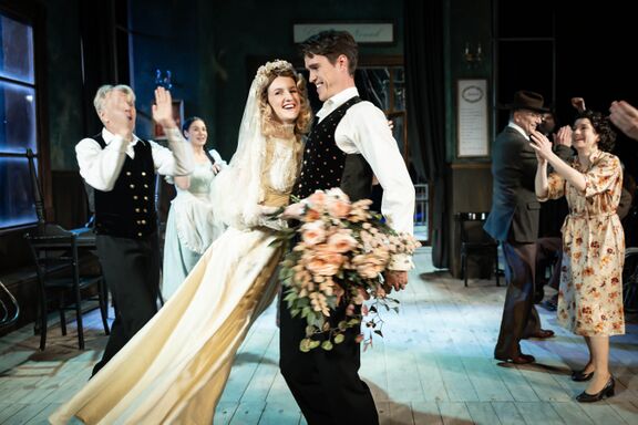 Stage adaptation of Vinko Möderndorfer's novel A Second Past, directed by Luka Marcen, Slovene People’s Theatre (SLG) Celje 2023. Photo: Uroš Hočevar