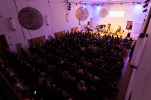 Concert by Slovenian singer-songwriter Rudi Bučar at <!--LINK'" 0:781-->, Škofja Loka 2023. Author: Anja Strojan