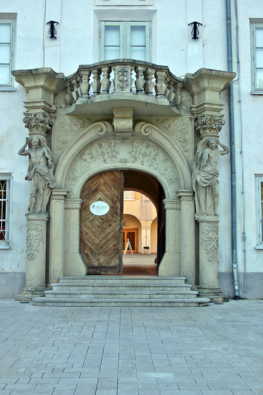 Entrance of the Murska Sobota Castle, 2007