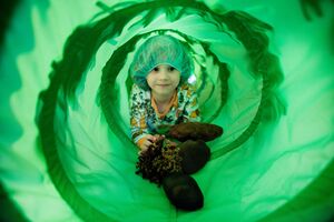 Experimental show <i>Heart and Belly Button</i>, <!--LINK'" 0:89-->, 2015.