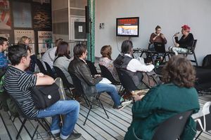 Tinta Festival programme with discussions at <!--LINK'" 0:461-->, 2017