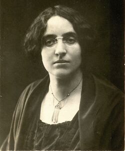 A portrait of <!--LINK'" 0:0-->, Slovene writer and journalist, from 1920s.