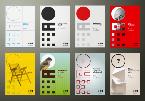 Corporate identity for the Museum of Architecture and Design by IlovarStritar, 2011