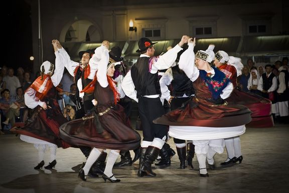 Folklore dance performances held over 4 days during July, Koper, Piran, PortoroÅ¾ , Izola and Umag annual Mediterranean International Folklore Festival, 2010