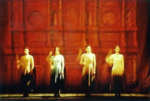 <i>Lo Scrittore</i> directed by <!--LINK'" 0:260-->, produced by Muzeum Theatre. <!--LINK'" 0:261-->, 1995. (From left to right: <!--LINK'" 0:262-->, <!--LINK'" 0:263-->, <!--LINK'" 0:264-->, <!--LINK'" 0:265-->)