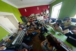Projects review at Interactivos?’12 Ljubljana: Obsolete Technologies of the Future, <!--LINK'" 0:542-->, 2012