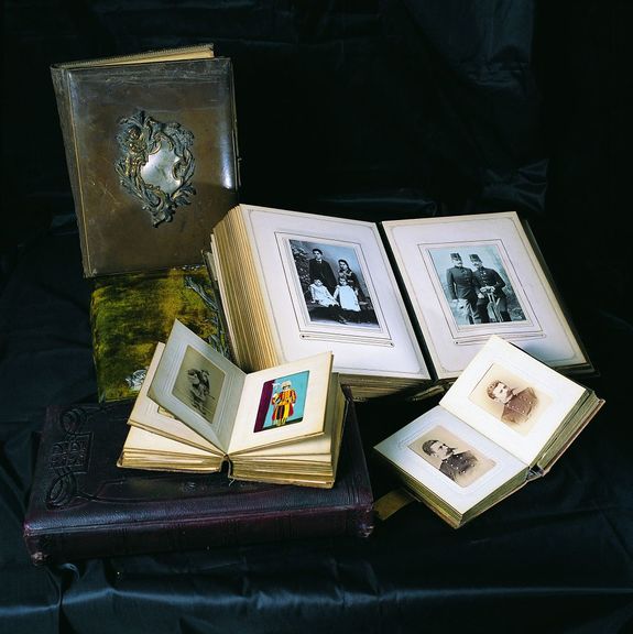 Photo albums which are part of the Regional Archives Maribor collection.