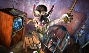 3D animation for music video <i>Perk</i> <!--LINK'" 0:779--> for the polka-punk band Orlek, <!--LINK'" 0:780-->, 2002