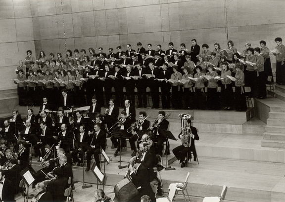 Consortium Musicum Ljubljana, 20th anniversary performance, Gallus Hall of Cankarjev dom, 1988