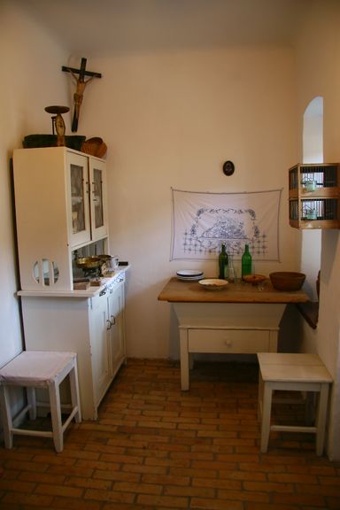 Inside a preserved miners cottage, showing the social situation of miners in the last 100 years, Zasavje Museum, Trbovlje