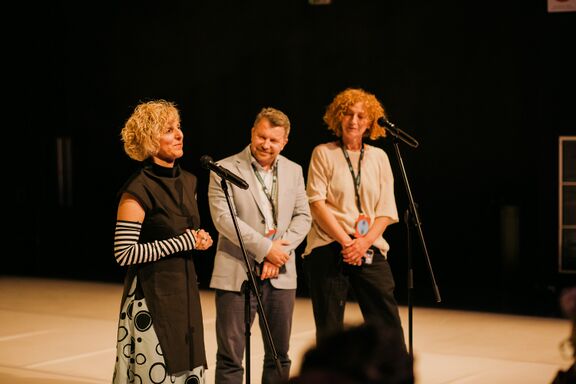 The opening of the 2026 Moving Balkans Showcase Festival in Novi Sad, Serbia.