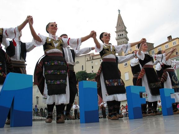 Eight different dance groups from Mediteranean region take part in the 8th Mediterranean International Folklore Festival 2010