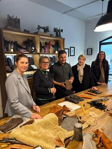 The opening of the 2025 exhibition "Made in:Future Legacies" in Schneeberg in the presence of the minister of culture and tourism of Saxony, Barbara Klepsch.