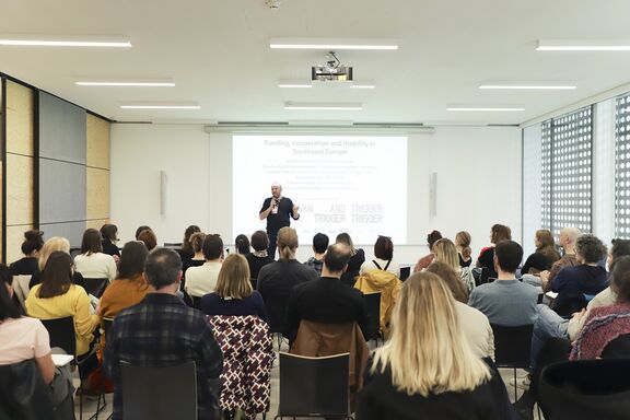 Discursive programme at TRIGGER Showcase Festival, 2024. Photo: Marijo Županov