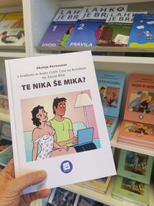 An Easy-to-Read book "Te Nika še mika?" ("Do you still like Nika?").