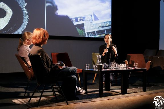 Round table discussion, Stoptrik International Film Festival, 2017.